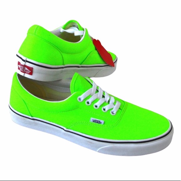 vans era neon green gecko sneaker shoes new - Picture 2 of 9